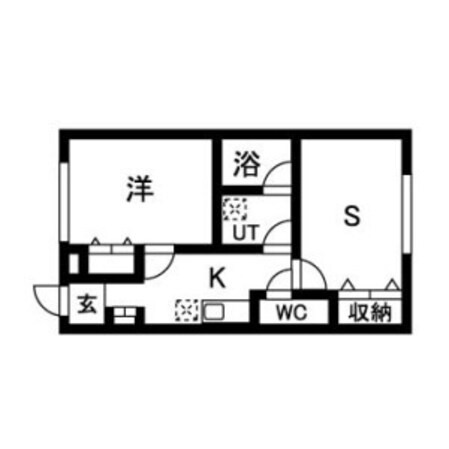 ハイツ新渡場A棟の物件間取画像